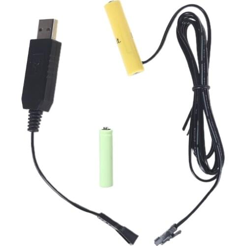 USB to AAA 2AAA 3AAA 4AAA Battery Eliminator Power Cable for remote Control Toys Christmas Light Lamp Flashlight Clock