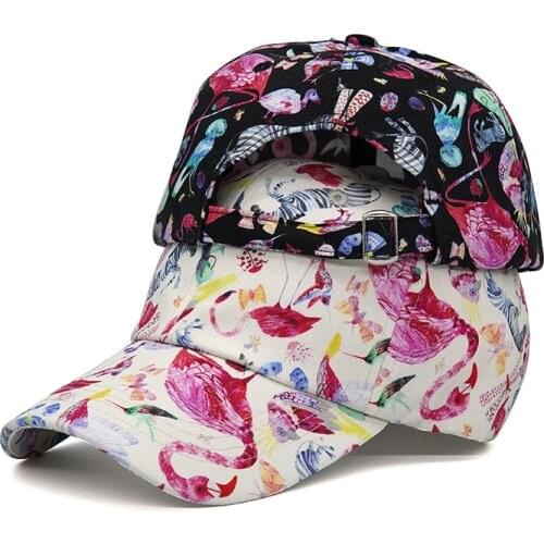 2021 Unisex Casual Flamingo Zebra Baseball Cap Adjustable Snapback Hats For Women Men Hip Hop Trucker Cap Streetwear Dad Hat