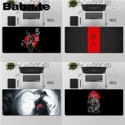 Babaite Top Quality Japanese Bushido Samurai Anime Comfort Mouse Mat Gaming Mousepad Free Shipping Large Mouse Pad Keyboards Mat