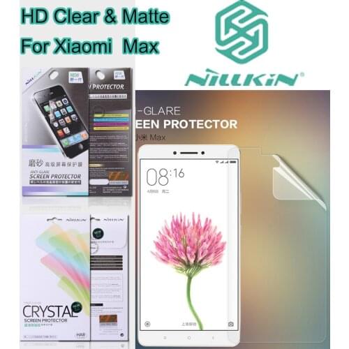 Nillkin Matte Clear Screen protective film For Xiaomi Mi Max 3 Max3 2 Transparent protector guard Anti-Glare Anti-fingerprint