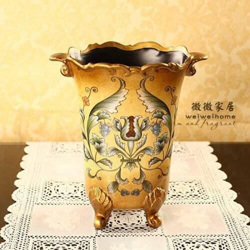 Fashion dining table vase vintage ceramic vase flower