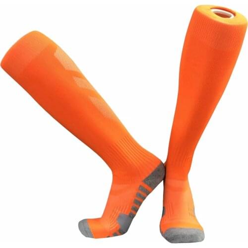 New Men Women Sports Football Soccer Socks Thicken Long Above Knee High Non-slip Socks Stockings Over Knee Sock