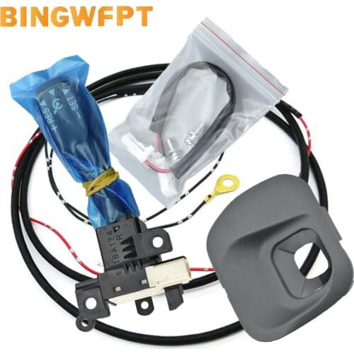 New Steering Wheel Cover + Cruise Control Switch + wire 45186-47030-E0 84632-34011 For Toyota PRIUS