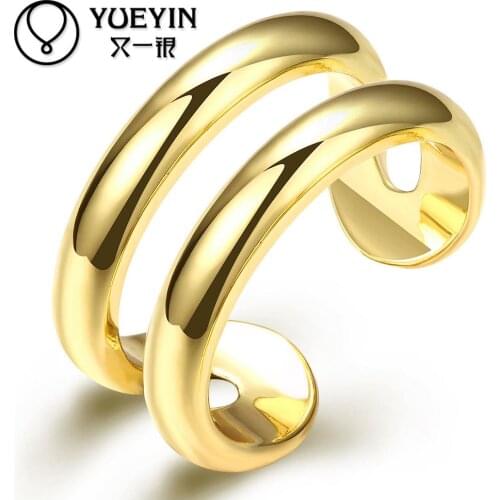 2016 New Arrival gold color ring for women fashion jewelry anel feminino Rhinestone Luxurious Nickle Free Antiallergic