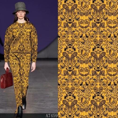 Silk Stretch Satin Fabric Printed Mulberry Silk Smooth Bright Clean Hand Feeling Soft Dress Shirt Harem Pants Fabrics Cloth