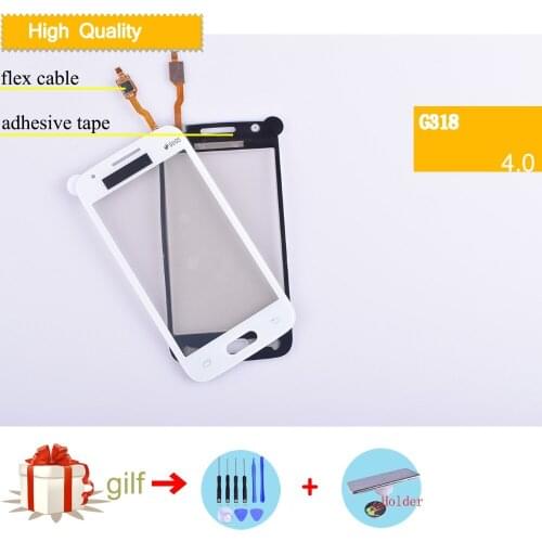 Touch Panel for Samsung Galaxy SM-G318H G318h G318 Touch Screen Digitizer Sensor Front Glass Lens Panel Replacement black white