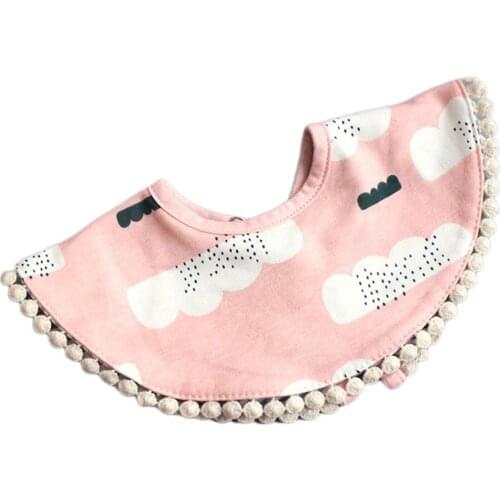 Bib Japanese Style Super Absorbent 360 Degree Rotatable Baby Bib for Toddlers