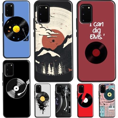 Vinyl Record Retro For Samsung S20 FE S8 S9 S10 Plus Case For Galaxy Note 10 Plus Note 20 S21 Ultra Funda