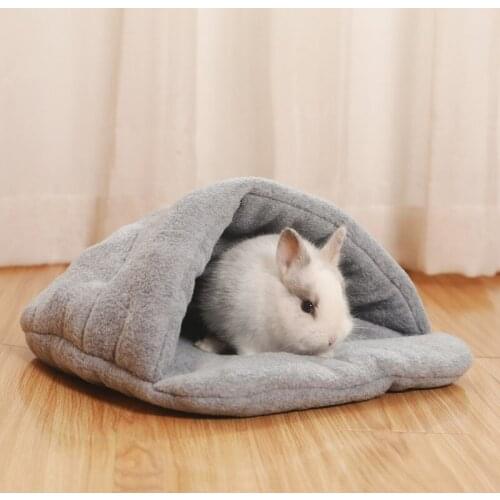 High Quality Winter Warm Slippers Style Dog Bed Pet House Lovely Soft Suitable Cat Sleeping Bag Hamster Cotton Nest Cushion