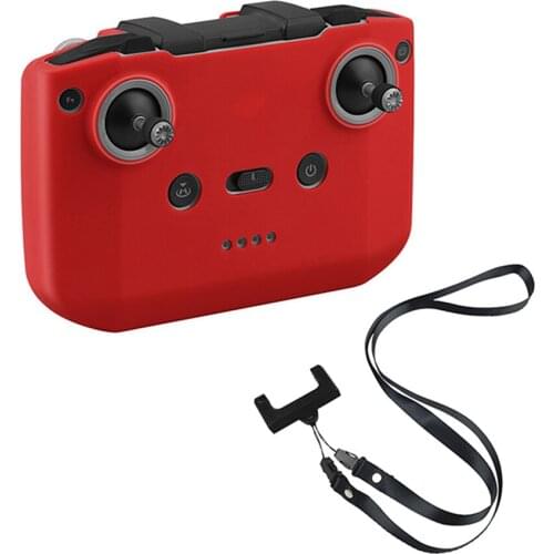 Soft Silicone Remote Control Protective Sleeve Quick Release Skin Cover with Hanging Strap for DJI MAVIC AIR 2 Parts