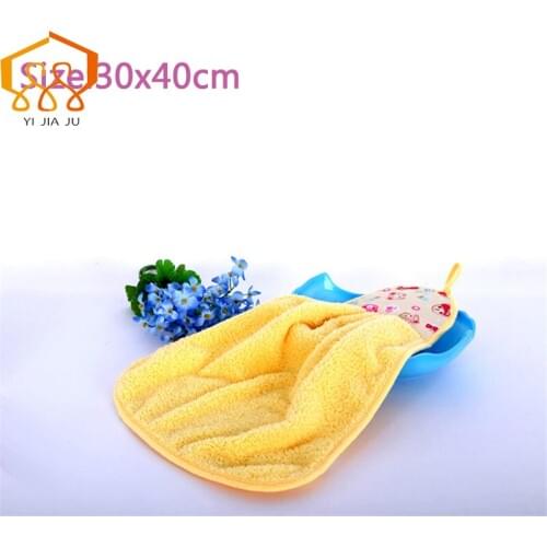 5 Colors High Quality Coral Velvet Towel Hanging ClothTowel Adult Children Super-absorbent Car Wash Towel Kitchen Bathroom Towel