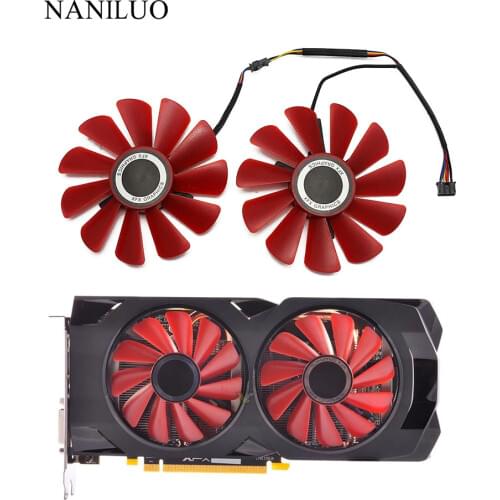 85 мм Диаметр RX-570-RS RX-580-RS для видеокарт XFX RX570 RS RX580 RS охлаждение в качестве замены вентилятора