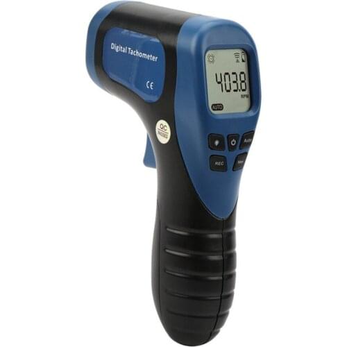 Car Exclusive Non-Contact RPM Meter Motor Speed Gauge Gun Style Surface Speed Tach Meter Speedometer