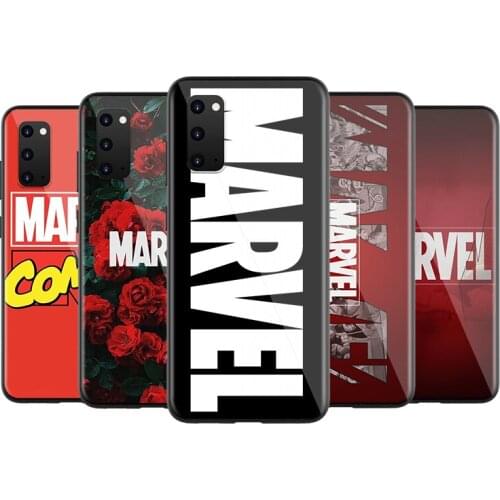 Marvel Logo Art Fashion For Samsung S20 FE A91 A81 A72 A71 A52 A51 A42 A41 A32 A31 A21S A21 A12 A11 A02 Plus Phone Case
