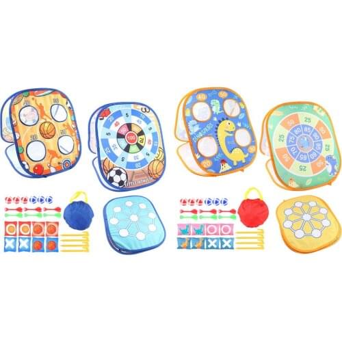 Childrens Outdoor Bean Bag Throwing Toy Set With Double-sided Holes, Indoor And Outdoor Children With Beautiful Storage Bags