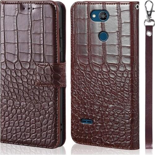 DOREXLON Leather Phone case for LG X Power 3 X510W LM-X510W Xpower3 X5 2018 Crocodile magnet clasp Cover
