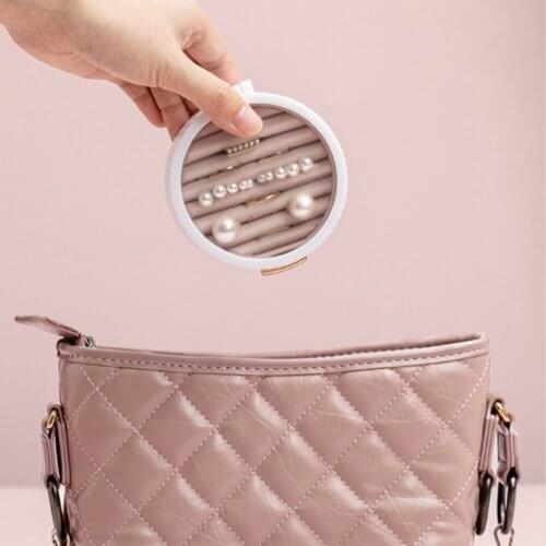 Double-Layer Jewellery Box Ear Stud Earrings Ornament Storage Box Multi-Function Jewelry Box