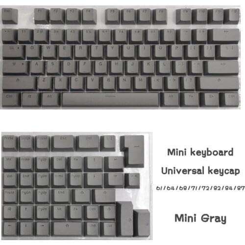 118 Keys PBT OEM Keycaps For Gaming Mechanical Keyboard ISO Layout 61/64/68/71/82/84 Keys Keyboard Transparent Backlit Keycaps