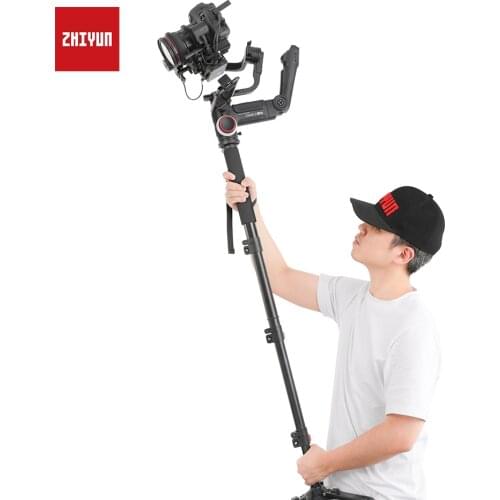Zhiyun Weebill Lab Accessories Extension Rod Pole Telescopic Monopod w 1/4 to 3/8 srew for Weebill lab Crane 2 3 Crane-M Plus