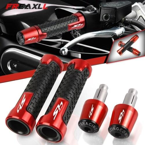 Motorcycle 22mm 7/8" CNC Handlebar Hand Grips Rubber Grip For Honda SH 125 i (2020-on) SH125 SH125I 2020 2021 Accessories