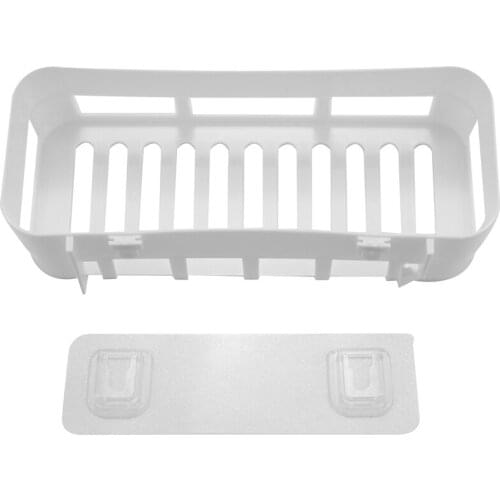 Bathroom Wall Rack, 10 lb Super Heavy Duty Bathroom Kitchen Waterproof and Oilproof Plastic Wall Basket for Shampoo, Conditioner