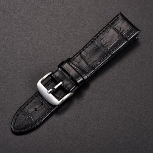Benyar Orginal Genuine Leather Band Men Watchbands Brown Black Belt band 22mm