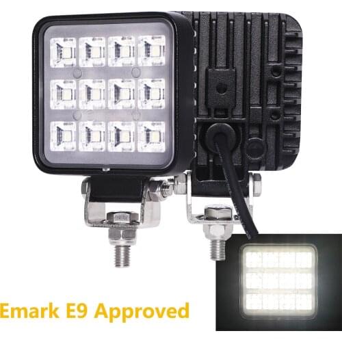 Driving Fog Off Road Lights Row Waterproof Spot Flood Combo Beam LED Work Lights for Pickup Truck ATV UTV SUV Boat, 2 Pack