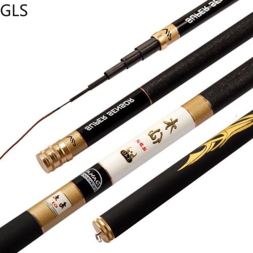 Carp Feeder Fishing Pole Carbon Fiber Telescopic Fishing Rod 3.6-7.2m Travel Stream Rods De Pesca