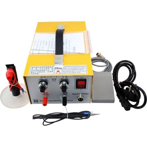 Pulse Sparkle Spot Welder 200W Jewelry Welding Machine Gold Silver Platinum te
