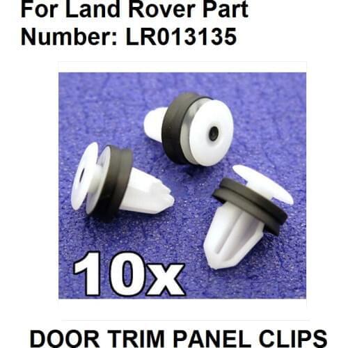 X10 Plastic Trim Clips for Land Rover Door Cards & Interior Trim Panels-LR013135