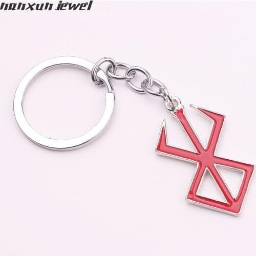 Japan PS4 Game Berserk Key chain Sword Wind Legends Warrior Sword The Mad Warrior Of Norse Viking Mythology Men Keychain Jewelry