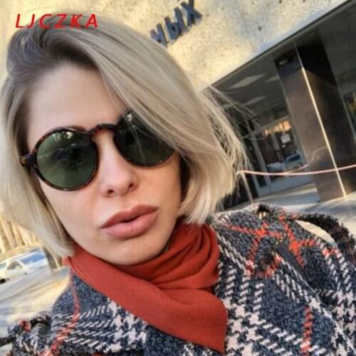 2021 Fashion Small Frame Round Sunglasses Women Classic Brand Designer Outdoor Sun Glasses Men Punk Driving Glasses UV400