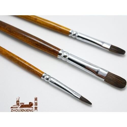 3pcs/Set,black Forest series C paragraph high quality Drawing Art Pen acrylic oil painting brush Set Drawing Art Supplies