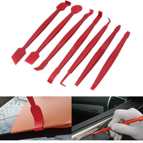 Car Accessories Edge-closing Tool for Automobile Film Sticking Color Change Film Invisible Car Clothes Gap Scraper Tool 7PCS/Set