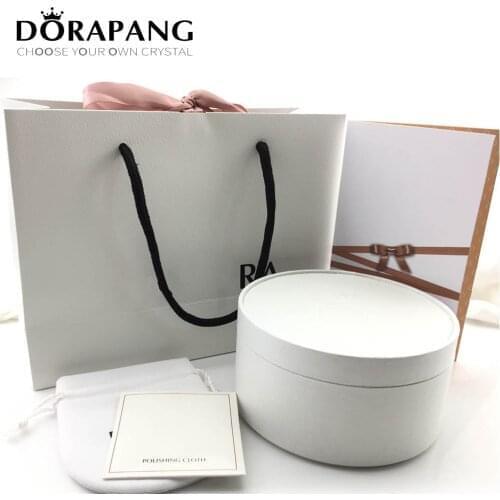 DORAPGN NEW Big Box Set Jewelry Round Jewelry Box Gift Ring Bracelet Necklace Box Fit Charm Bead Factory Direct
