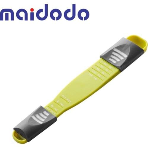 Maidodo Measure Cup Double End Eight Stalls Adjustable Scale Measuring Spoons Metering Spoon baking tool Kitchen accessories
