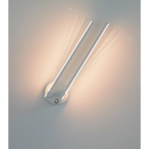 Nordic minimalist creative family indoor wall lamp with arm 300° freely adjustable background wall living room bedroom LED