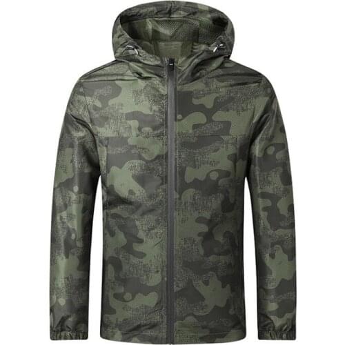 2021 New Outwear Casual Windbreaker jacket spring summer jacket mens hoodie zipper thin jacket