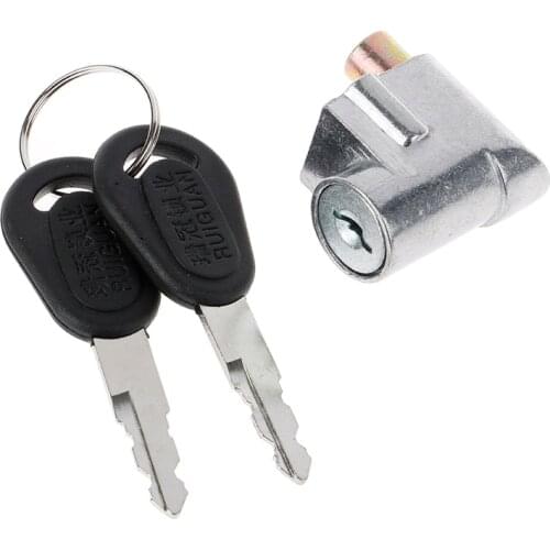 1pc New Ignition Lock Battery Safety Pack Box Lock + 2 key For Motorcycle Electric Bike Scooter E-bike