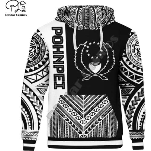 PLstar Cosmos 3DPrint Pohnpei Polynesian Culture Tribe Turtle Tattoo Winter Men/Women Funny Harajuku Streetwear Zip Hoodies-a17