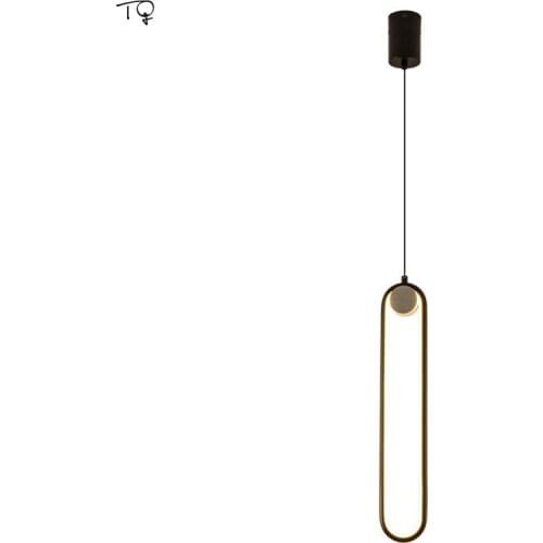 Nordic Minimalist Atmosphere Pendant Lights Aluminum Acrylic Hanging Lamp Decor Bedroom Bedside Living/dining Room Background