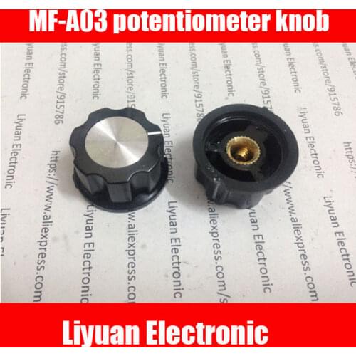 50pcs / lot MF-A03 potentiometer knob / bakelite knob / encoder switch rotation free shipping