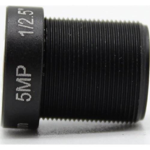 2pcs 1/2.5" HD 5mp 8mm 52 Degrees Angle IR Board CCTV Lens M12*0.5 for Security IP Camera