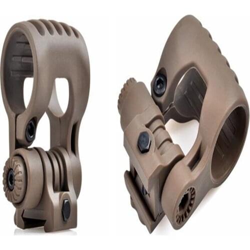 Airsfot Tactical FlashLight Scope Mount Adjustment 25.4mm Diameter 360 degree Tactical Lights For Hunting