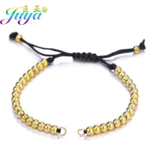 Juya DIY Bracelets Accessories Supplies Handmade Adjustable Bracelet Chains For Women Men Charm Bracelets Making Components