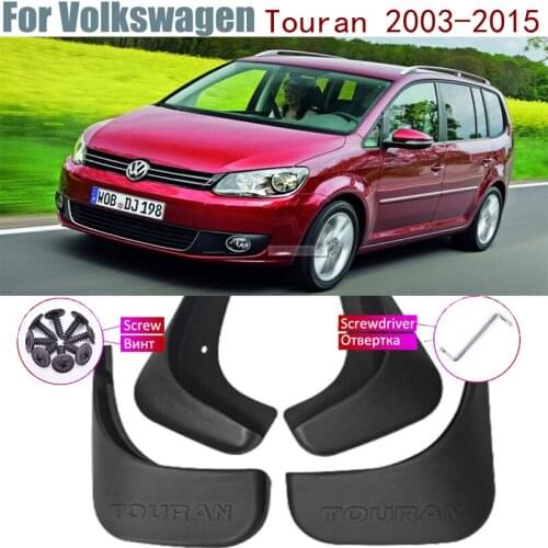 Mudfalp Fender Mud Flaps Guard Splash Flap Mudguards Accessories For Volkswagen VW Touran MK1 2015~2003 2014 2010 2008 2005 2004