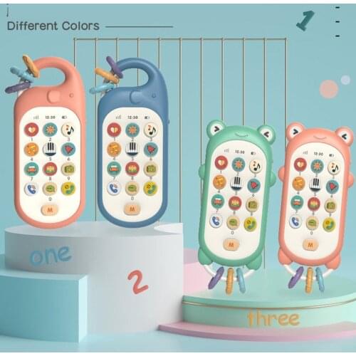 Baby Mobile Phone for Toddlers 0 12 Months Kids Learning Toys Educational Montessori Musical Toys for Kids 2 to 4 Years Old Girl