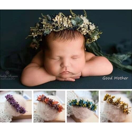 Children photography headdress hair band eternal flower head baby photography studio props new