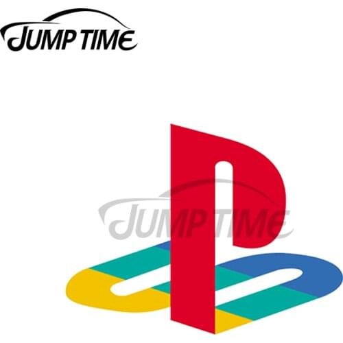 JumpTime 13 x 10.2cm For Colorful PlayStation Logo Car Stickers Motorcycle Decal Waterproof Refrigerator Decoration Graffiti DIY