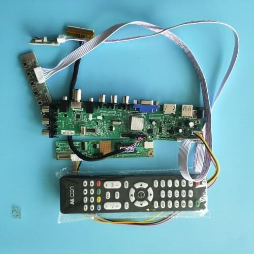 Kit For LTM215HT03 remote VGA CCFL TV USB AV LCD DVB-C DVB-T 30pin 21.5" 1920X1080 board Panel Controller HDMI Digital